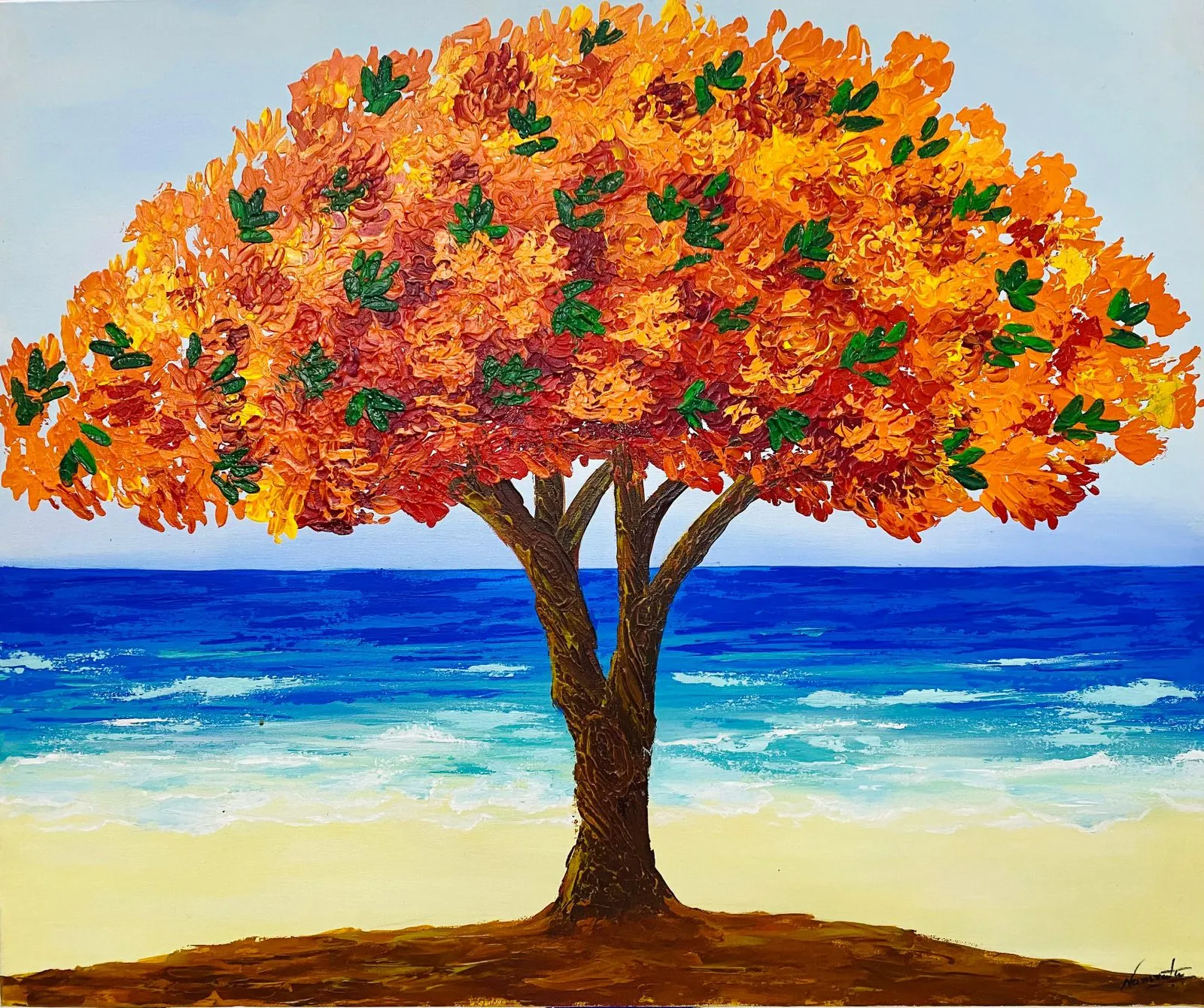 Tree on Seashore